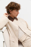 Contrast Collar Jacket  Oat  hi-res