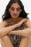 Romy Round Sunglasses  Golden Brown  hi-res