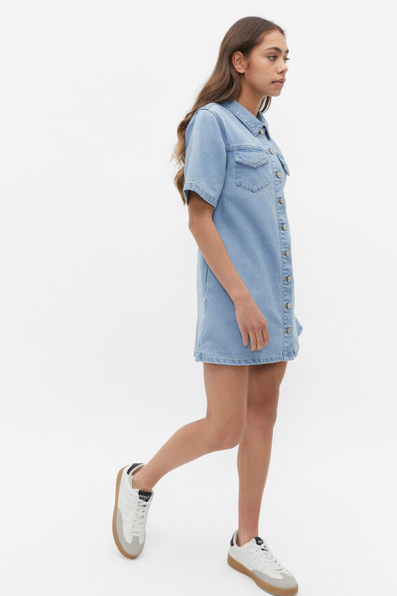 Denim Dress  Washed Blue  hi-res