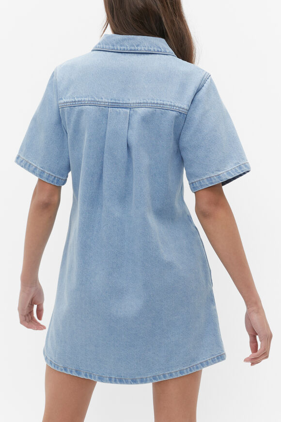 Denim Dress  Washed Blue  hi-res