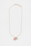 Initial Enamel Necklace  J  hi-res
