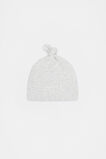 Core Logo Knot Hat  Grey Marle Stripe  hi-res