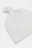 Core Logo Knot Hat  Grey Marle Stripe  hi-res