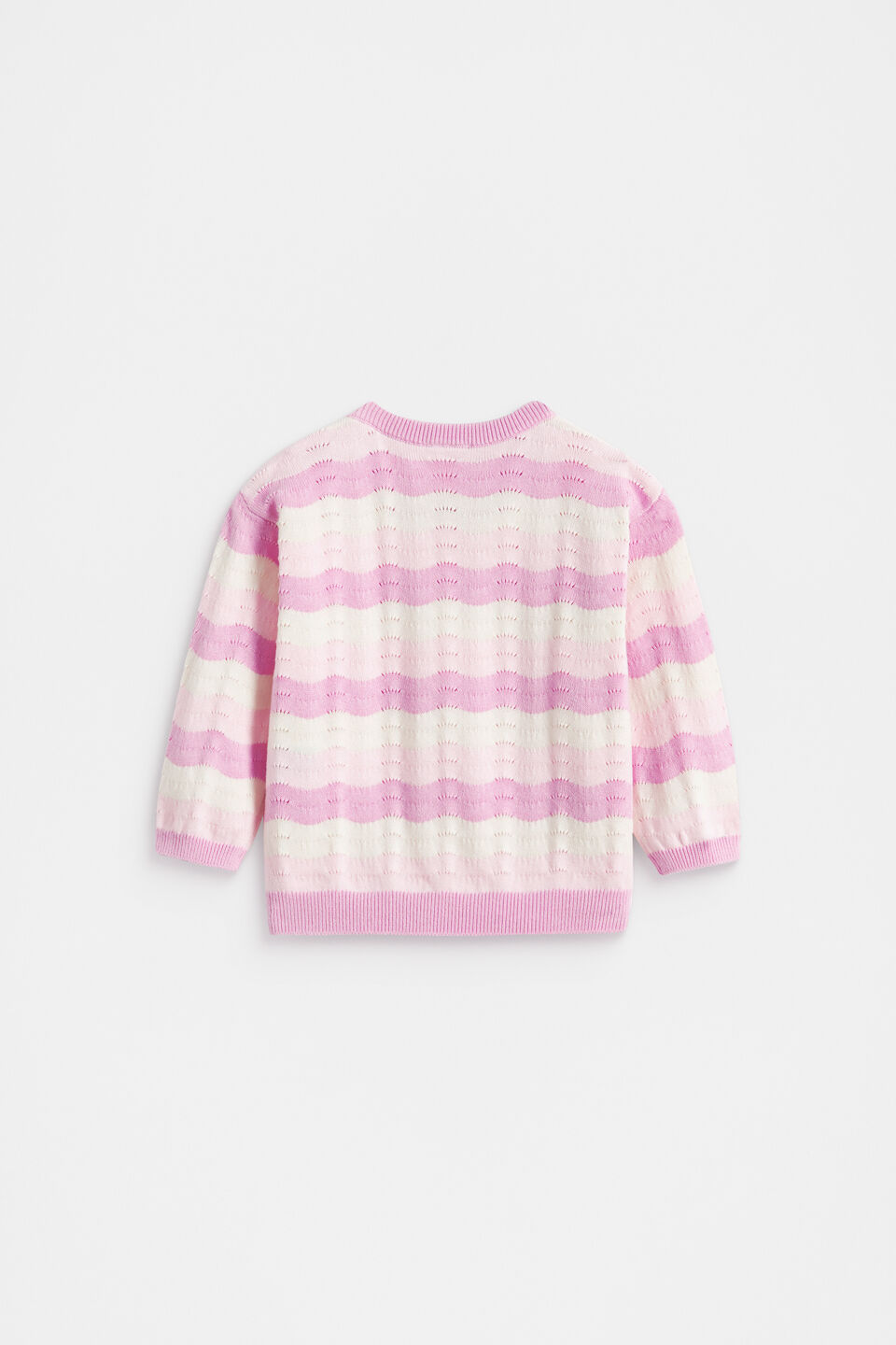 Wavy Knit Jumper  Orchid Bloom