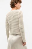 Crochet Knit Cardigan  Oat  hi-res