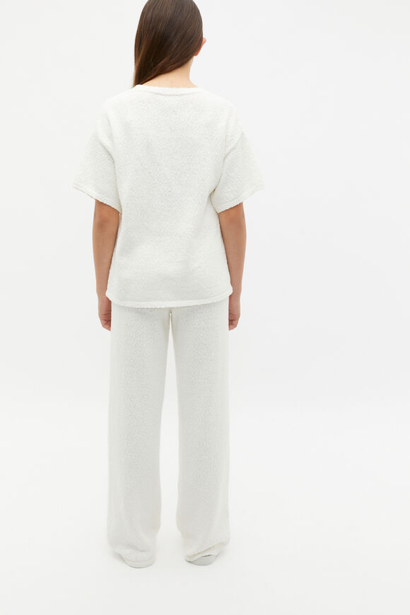 Relaxed Knit Tee  Light Cream  hi-res