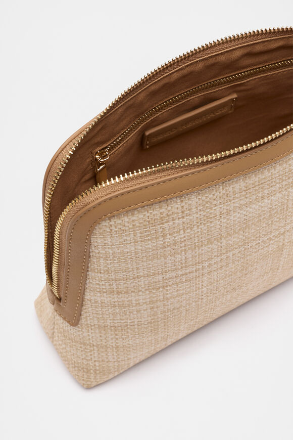 Textured Pouch  Caramel  hi-res