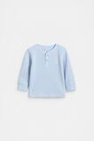 Core Henley Tee  Cloud Blue  hi-res