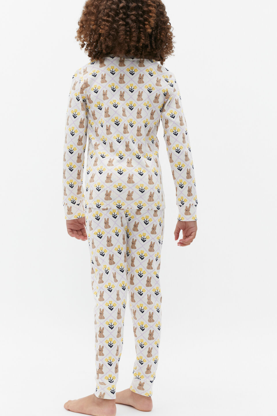 Bunny Flower Pyjama  Classic Cream