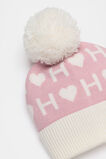 Heart Initial Beanie  H  hi-res