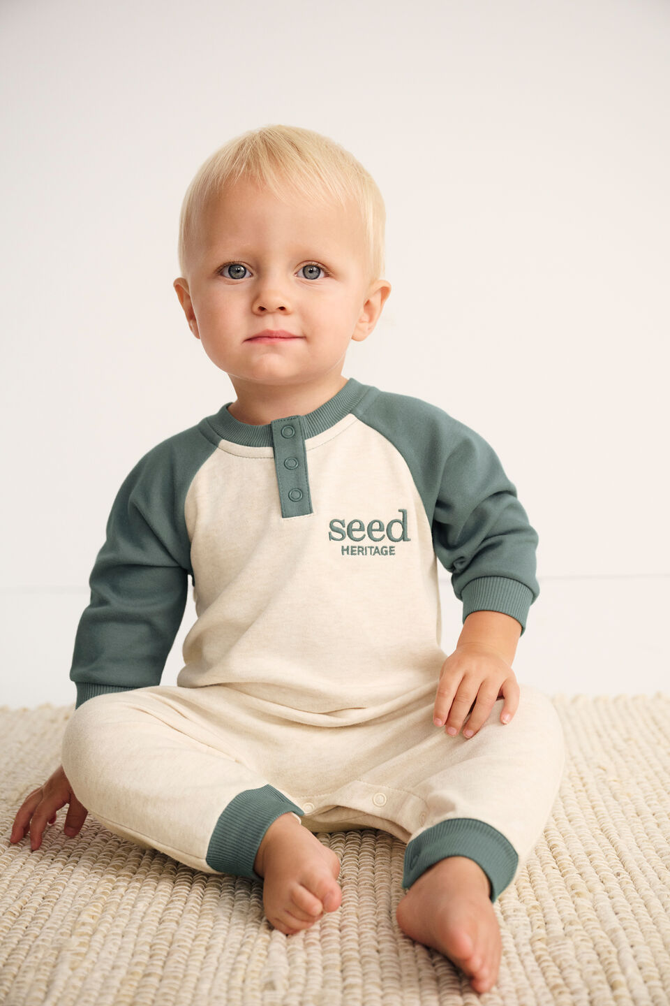 Logo Colourblock Jumpsuit  Snow Marle