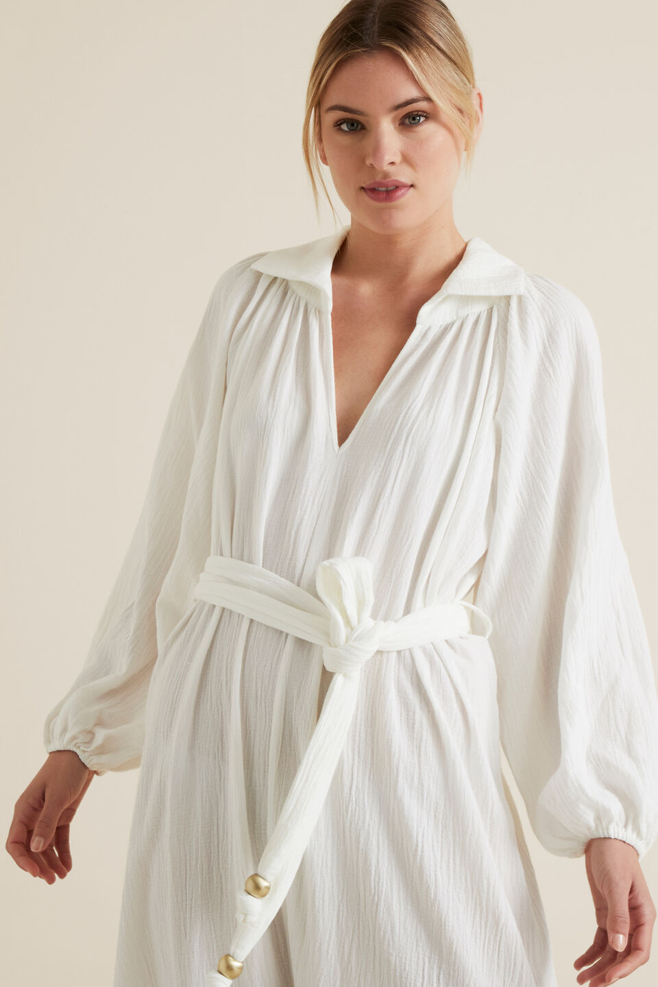 Relaxed Crinkle Maxi  