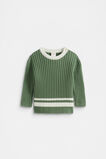 Rib Knit Jumper  Fern  hi-res