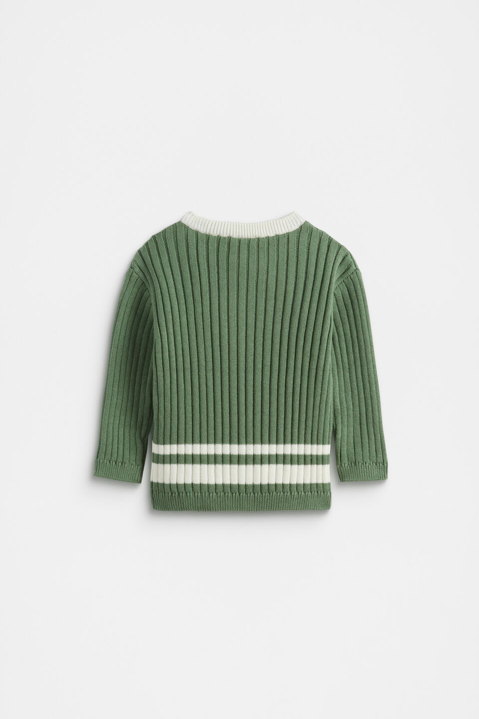 Rib Knit Jumper  Fern