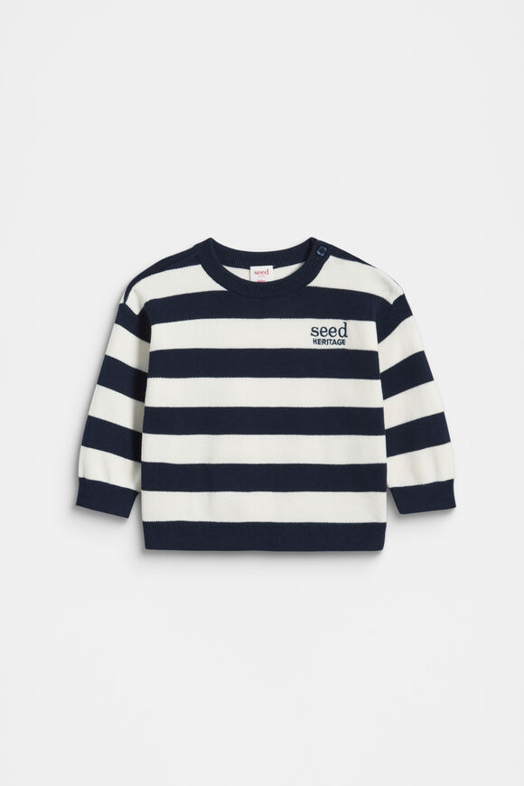 Essential Knit Sweater  Midnight Blue  hi-res
