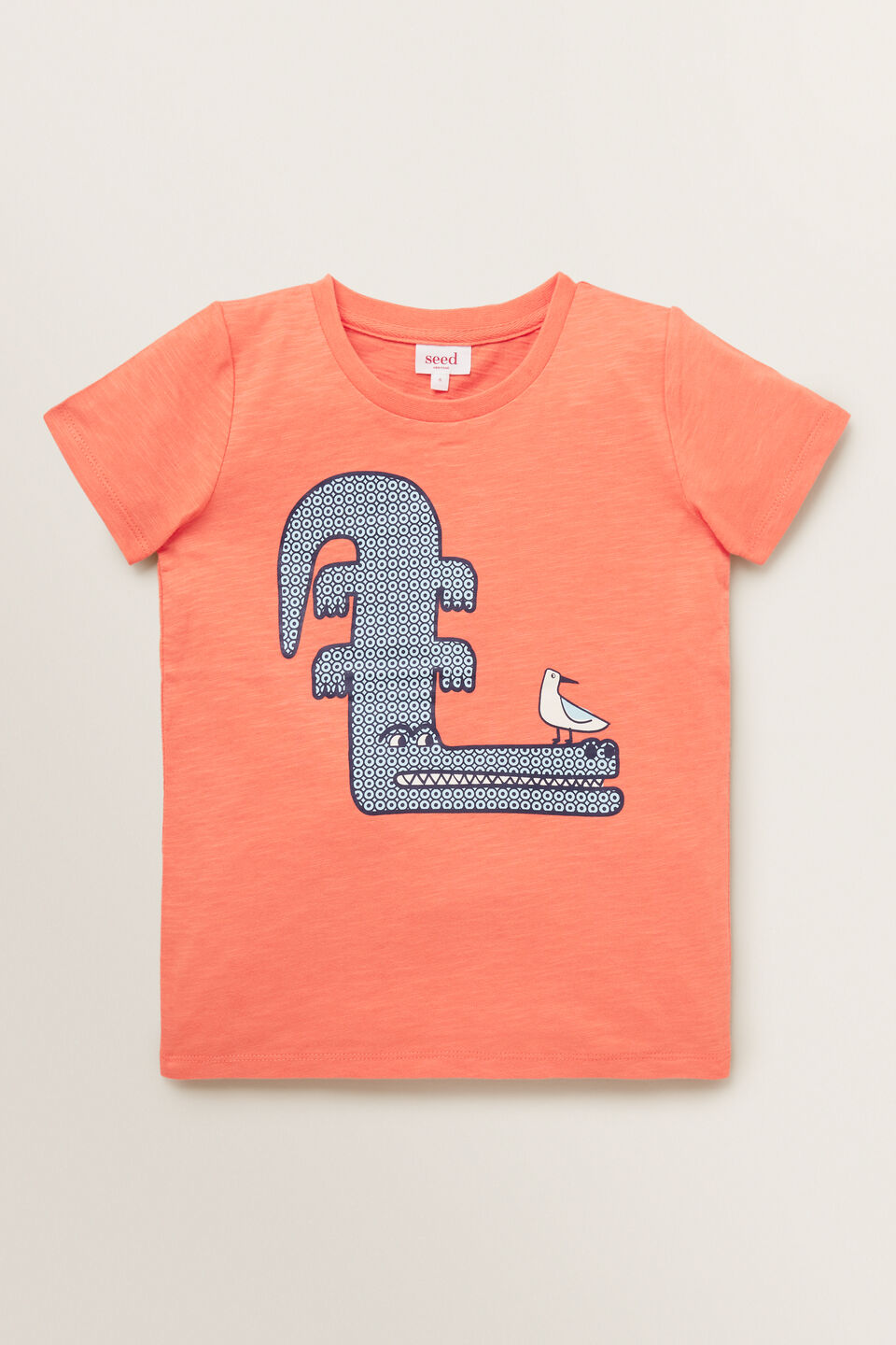 Crocodile Print Tee  