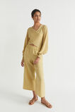 Linen Wrap Sweater  Shortbread  hi-res