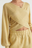 Linen Wrap Sweater  Shortbread  hi-res