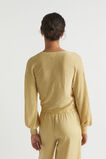 Linen Wrap Sweater  Shortbread  hi-res