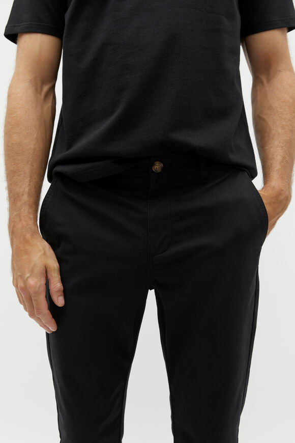 Tapered Chino  True Black  hi-res