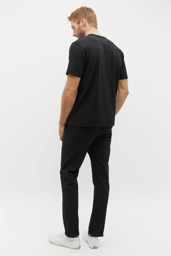 Tapered Chino  True Black  hi-res