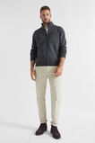 Zip Through Sweat  Charcoal Marle  hi-res
