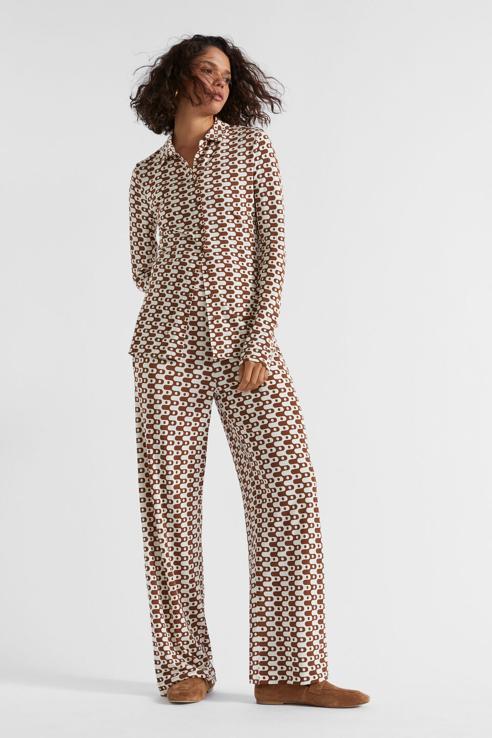 Geo Swirl Pant  Spice Geo