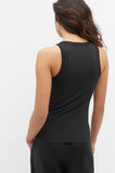 Core Fitted Tank  Black  hi-res