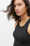 Core Fitted Tank  Black  hi-res