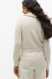 Slouch Button Through Knit Cardigan  Vanilla Cream Marle  hi-res