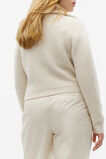 Slouch Button Through Knit Cardigan  Vanilla Cream Marle  hi-res