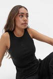 Core Logo Rib Tank  Black  hi-res