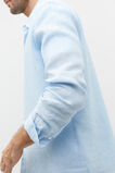 Linen Shirt  Clear Blue Crossdye  hi-res