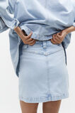 Denim Mini Skirt  Glacier Denim  hi-res