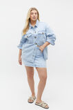 Denim Mini Skirt  Glacier Denim  hi-res