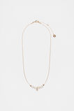 Fine Pearl Initial Necklace  B  hi-res