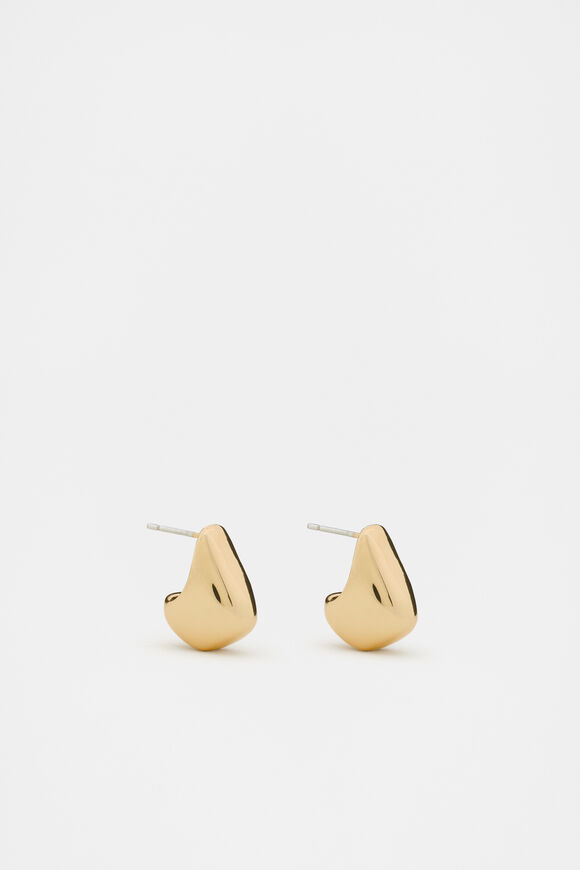 Angular Hoop  Gold  hi-res