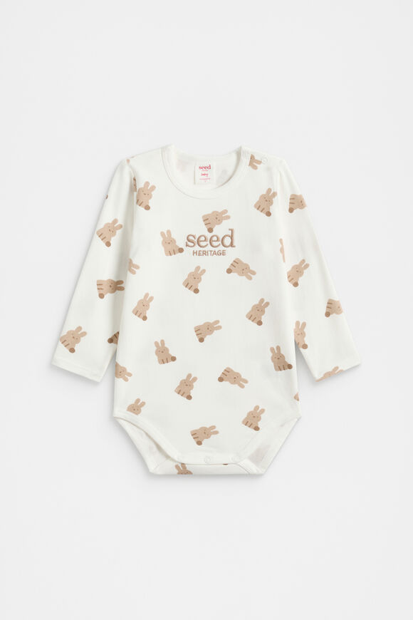 Logo Bunny Bodysuit  Canvas  hi-res