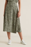 Spliced Animal Print Skirt    hi-res