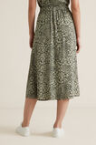 Spliced Animal Print Skirt    hi-res