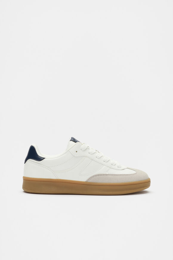 Classic Retro Trainer  White Navy  hi-res