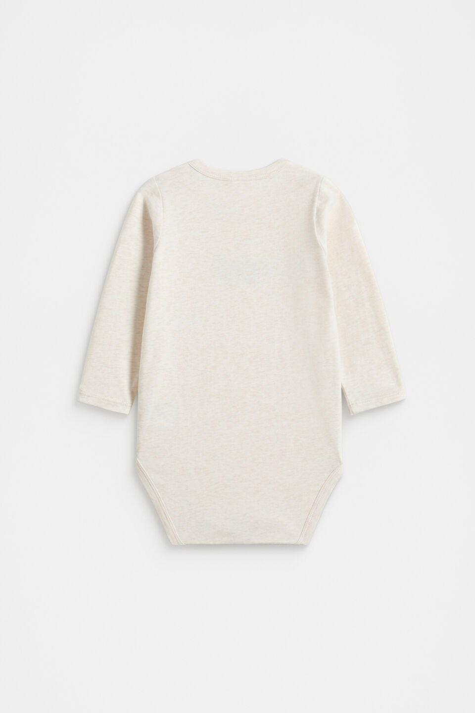Chenille Logo Bodysuit  Snow Marle