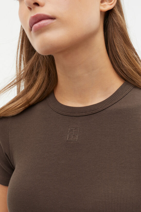 Heritage Rib Tee  Dark Espresso  hi-res