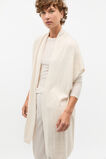 Rib Knit Poncho  Oat Marle  hi-res