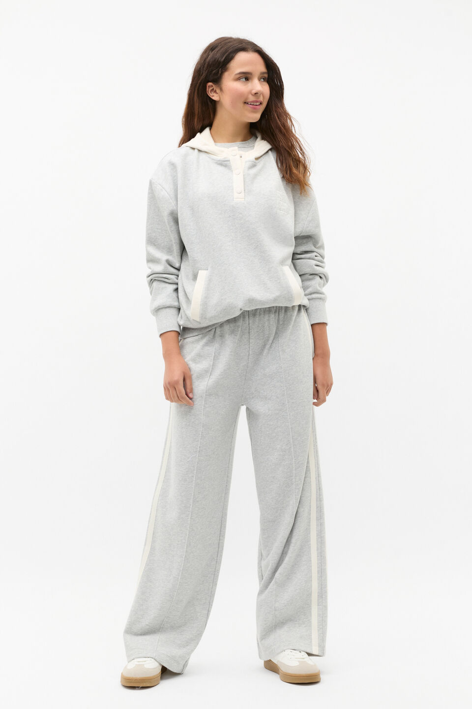 Straight Track Pant  Light Grey Marle