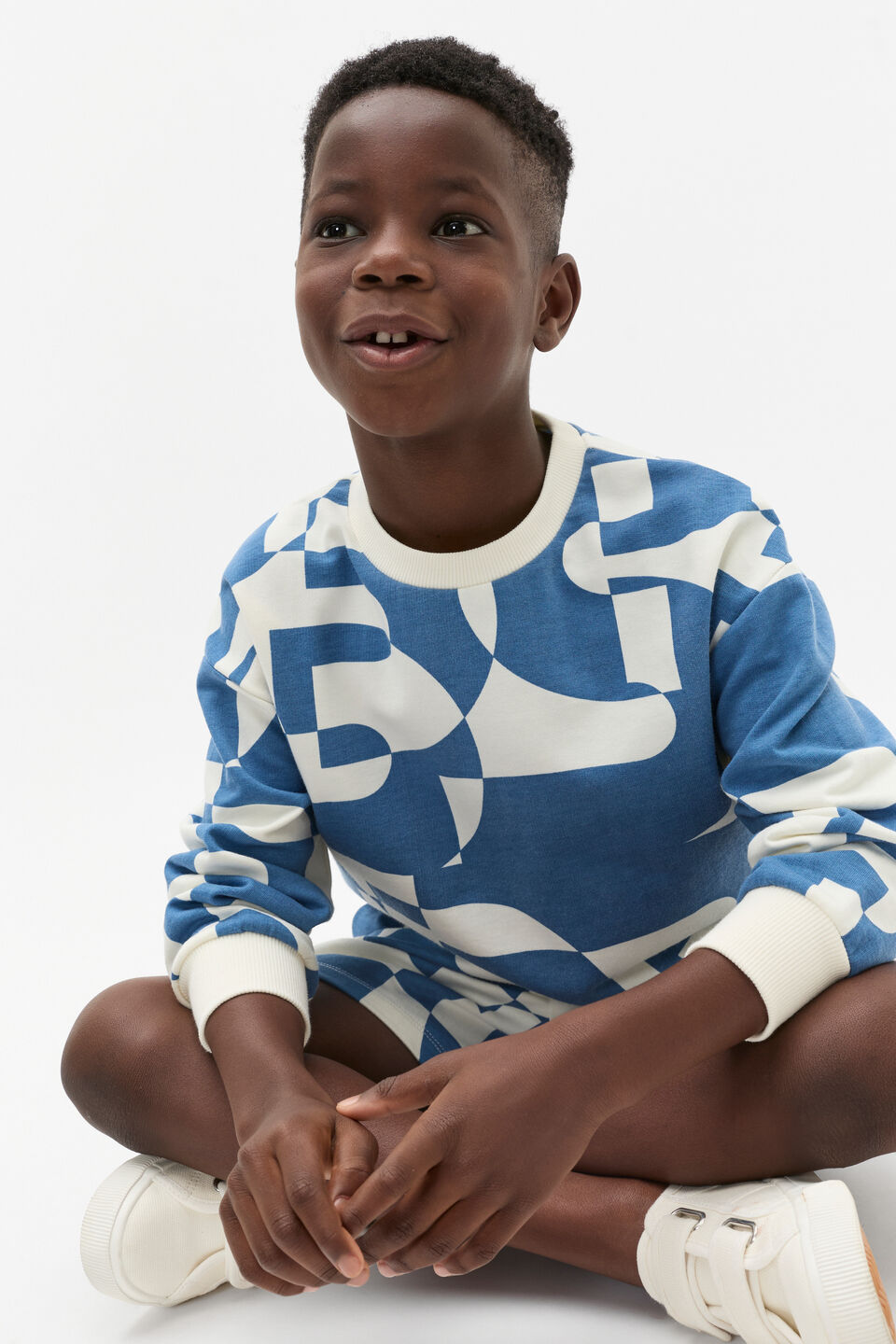 Graphic Sweat  Moody Blue