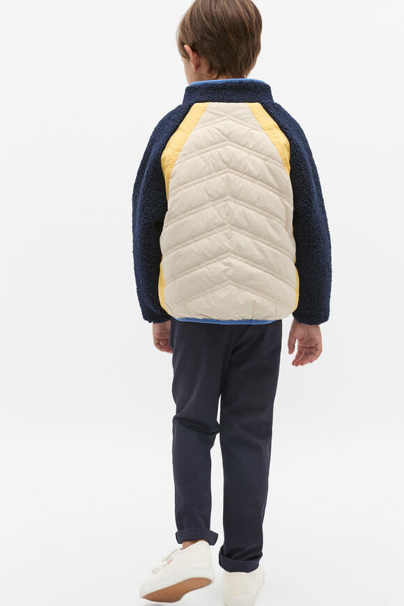 Spliced Teddy Jacket  Midnight Blue  hi-res