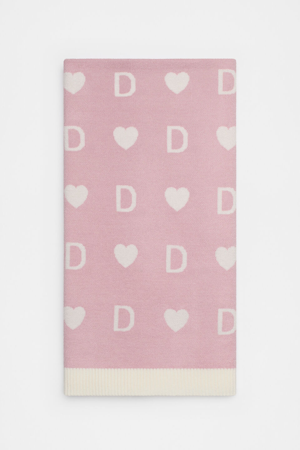 Heart Initial Blanket  D