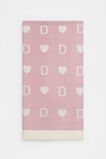 Heart Initial Blanket  D  hi-res