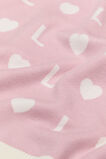 Heart Initial Blanket  L  hi-res